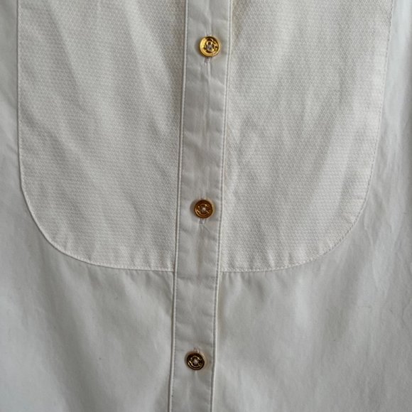 C. Wonder long sleeve oversized tuxedo shirt with front bib detail - Picture 11 of 11